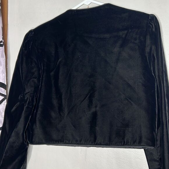 Claire Pritchard vintage velvet bolero jacket size small - Picture 6 of 6